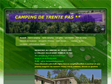 Tablet Screenshot of campingtrentepas.com